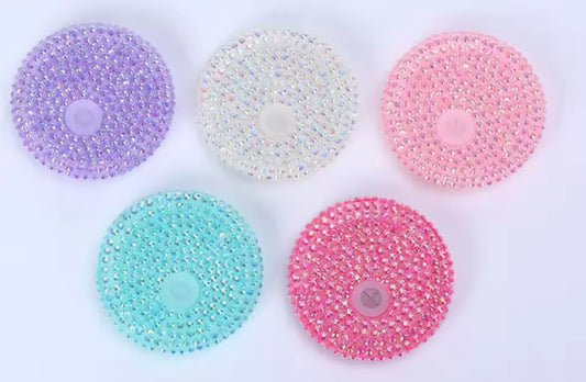 Bling Rhinestone Lid